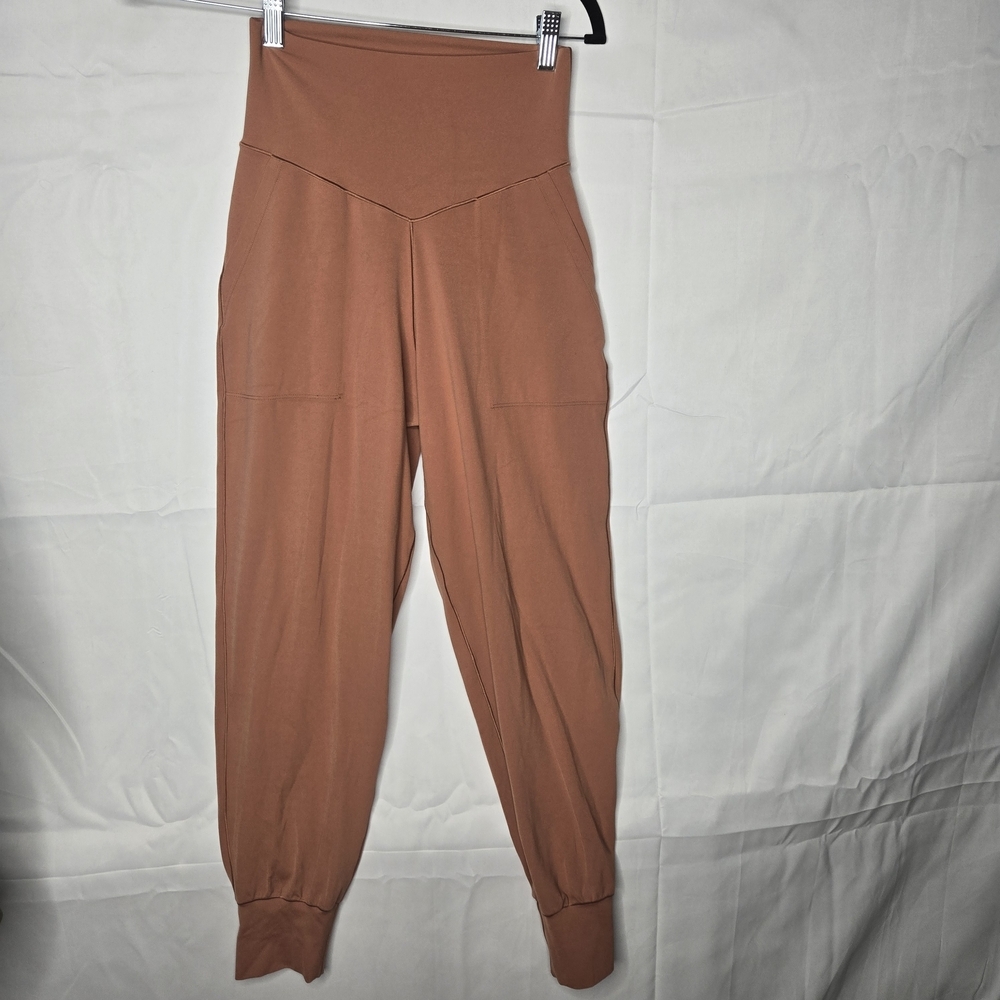 Small Aerie Rust Women's Joggers Athleisure Athletic Hiking Workout Lounge Fall